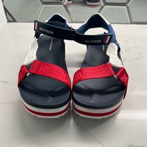 Tommy Hilfiger sandals, size 8
